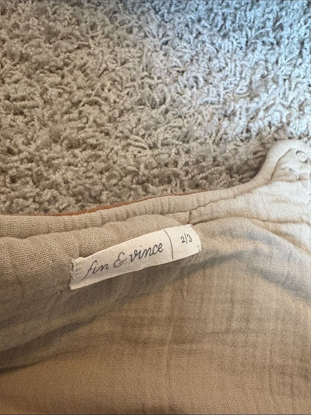 Rust Quilted Kids Overalls - Unbranded - Picture 3 of 4